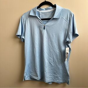 NWT Tommy Armour Dri-Logic Golf Top blue Size Large